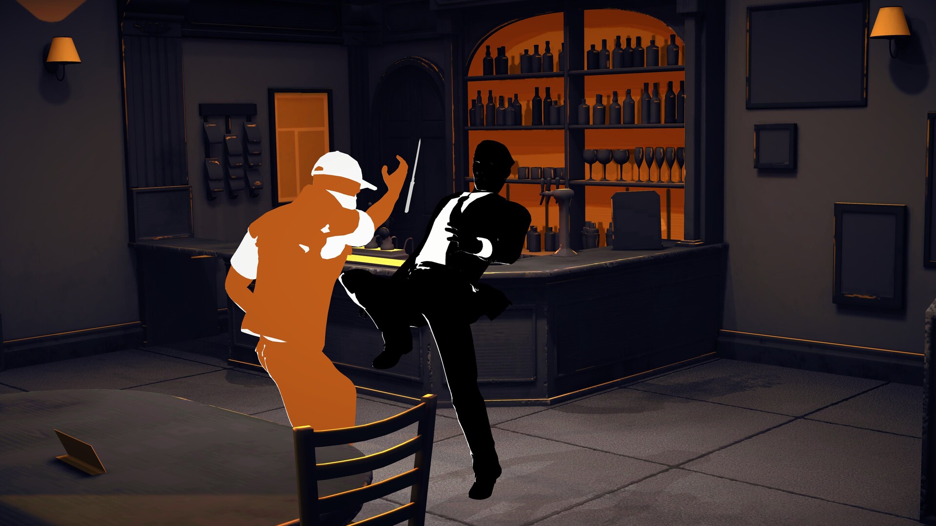 2 fights in 2 tight spaces
