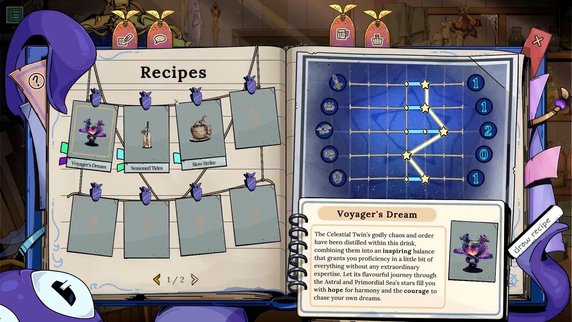 Tavern Talk Stories Dreamwalker ricette