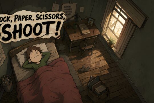 Rock, Paper, Scissors, SHOOT! copertina